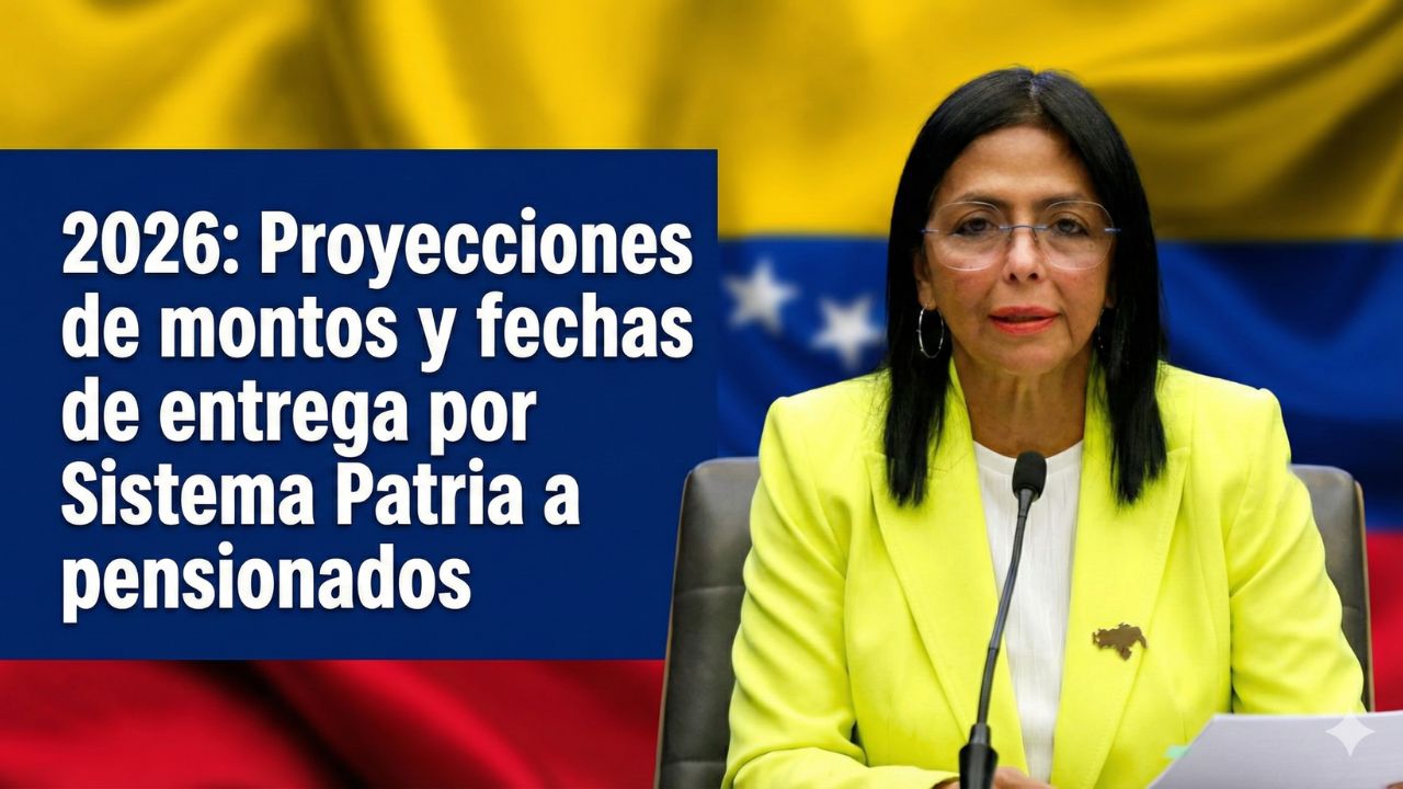 2026: Proyecciones de montos y fechas de entrega por Sistema Patria a pensionados