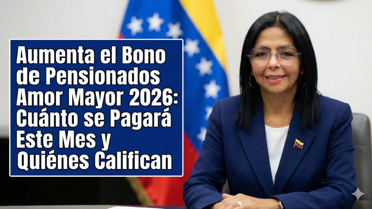 Aumenta el Bono de Pensionados Amor Mayor 2026: Cuánto se Pagará Este Mes y Quiénes Califican