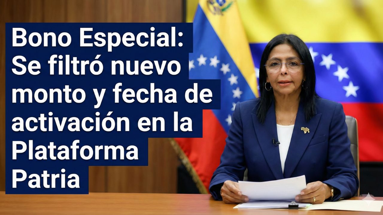 Bono Especial: Se Filtró Nuevo Monto y Fecha de Activación en la Plataforma Patria