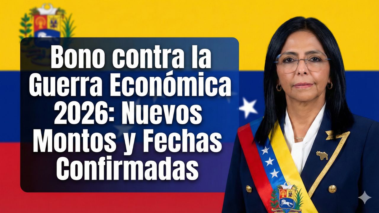 Bono contra la Guerra Económica 2026: Nuevos Montos y Fechas Confirmadas