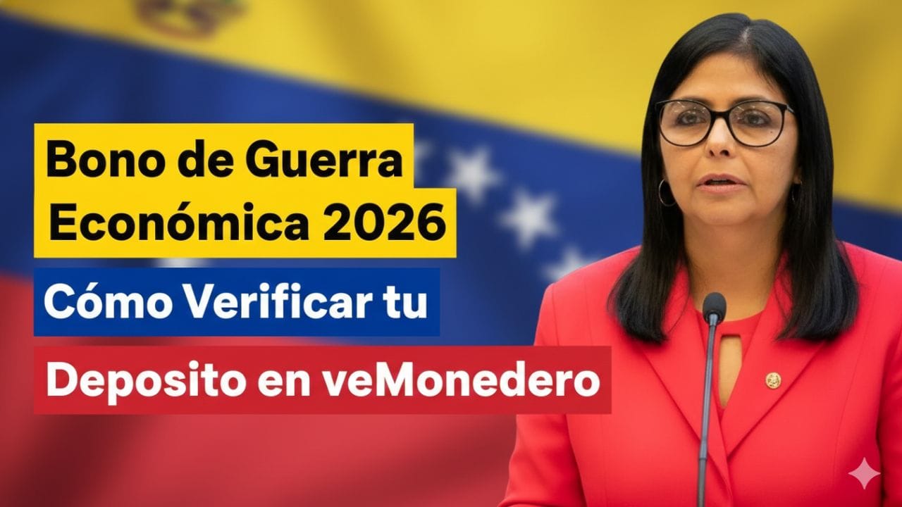 Bono de Guerra Económica 2026: Cómo Verificar tu Depósito en veMonedero