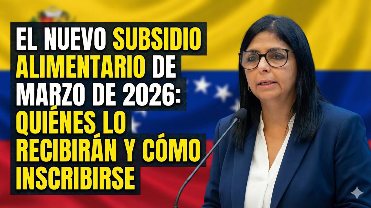 El Nuevo Subsidio Alimentario de Marzo de 2026: Quiénes lo Recibirán y Cómo Inscribirse