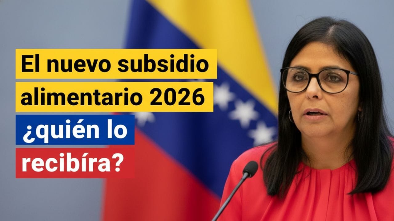 El nuevo subsidio alimentario 2026: ¿quién lo recibirá?
