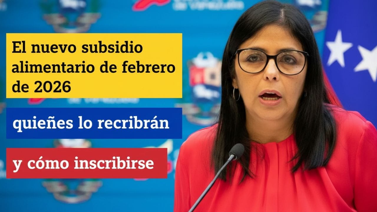 El nuevo subsidio alimentario de febrero de 2026: quiénes lo recibirán y cómo inscribirse