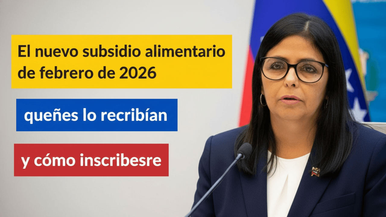 El nuevo subsidio alimentario de febrero de 2026: quiénes lo recibirán y cómo inscribirse