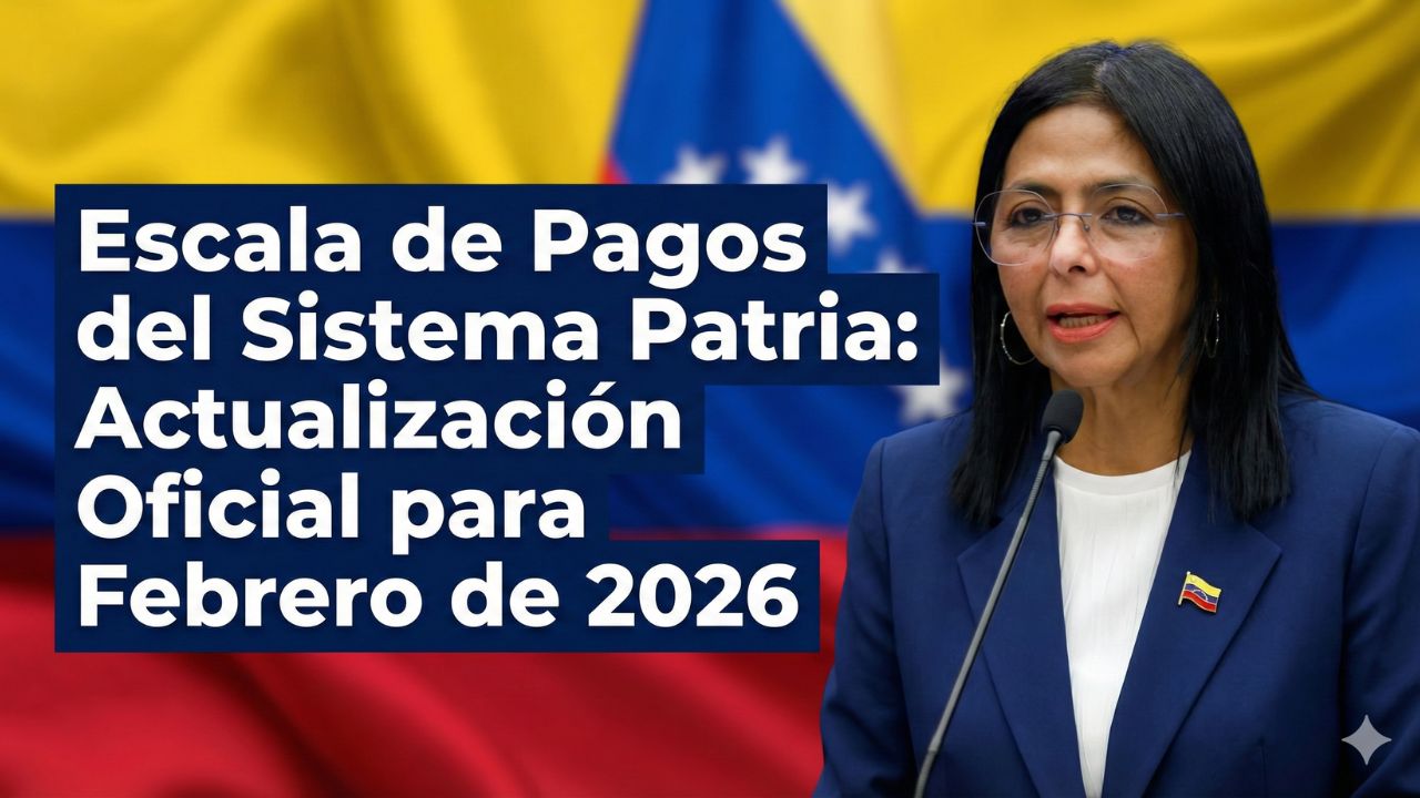 Escala de Pagos del Sistema Patria: Actualización Oficial para Febrero de 2026
