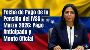 Fecha de Pago de la Pensión del IVSS Marzo 2026: Pago Anticipado y Monto Oficial
