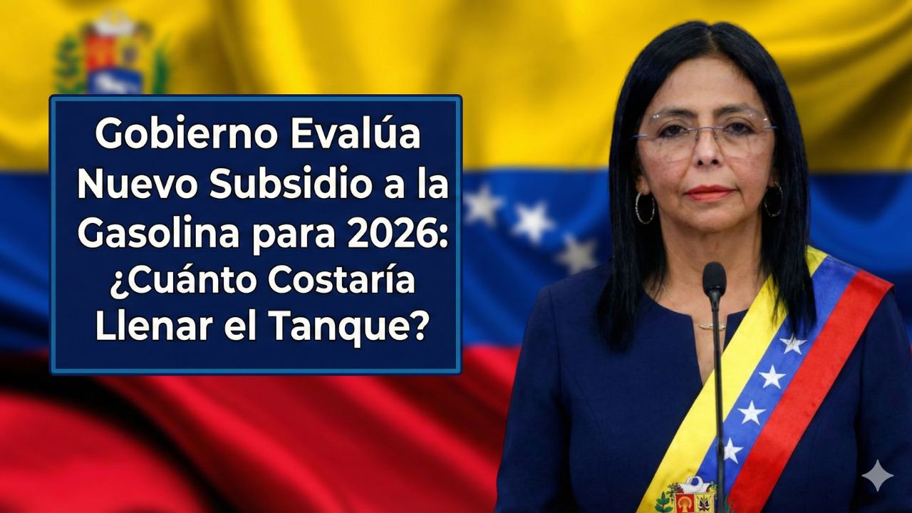 Gobierno Evalúa Nuevo Subsidio a la Gasolina para 2026: ¿Cuánto Costaría Llenar el Tanque?