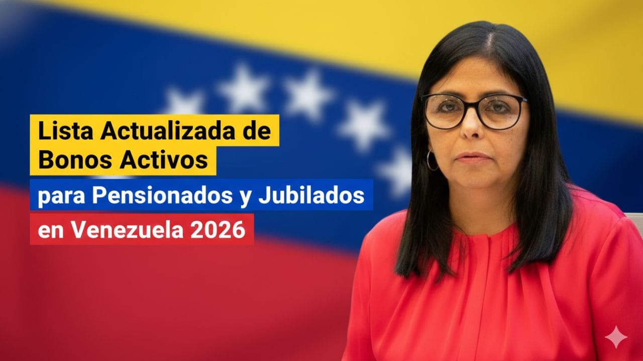 Lista Actualizada de Bonos Activos para Pensionados y Jubilados en Venezuela 2026