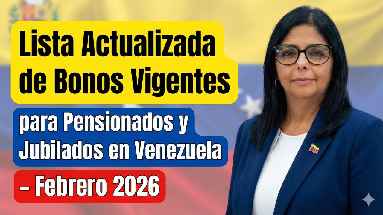 Lista Actualizada de Bonos Vigentes para Pensionados y Jubilados en Venezuela – Febrero 2026