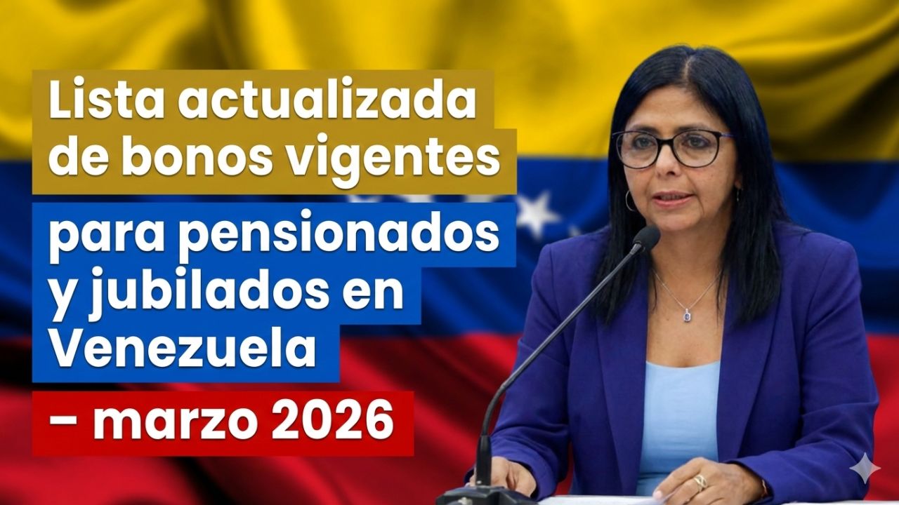 Lista Actualizada de Bonos Vigentes para Pensionados y Jubilados en Venezuela – Marzo 2026