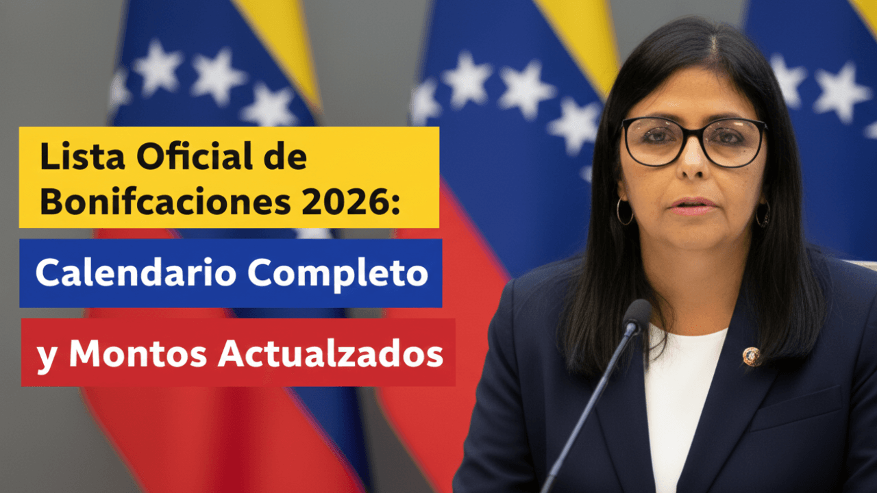 Lista Oficial de Bonificaciones 2026: Calendario Completo y Montos Actualizados