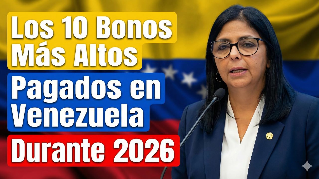 Los 10 Bonos Más Altos Pagados en Venezuela Durante 2026