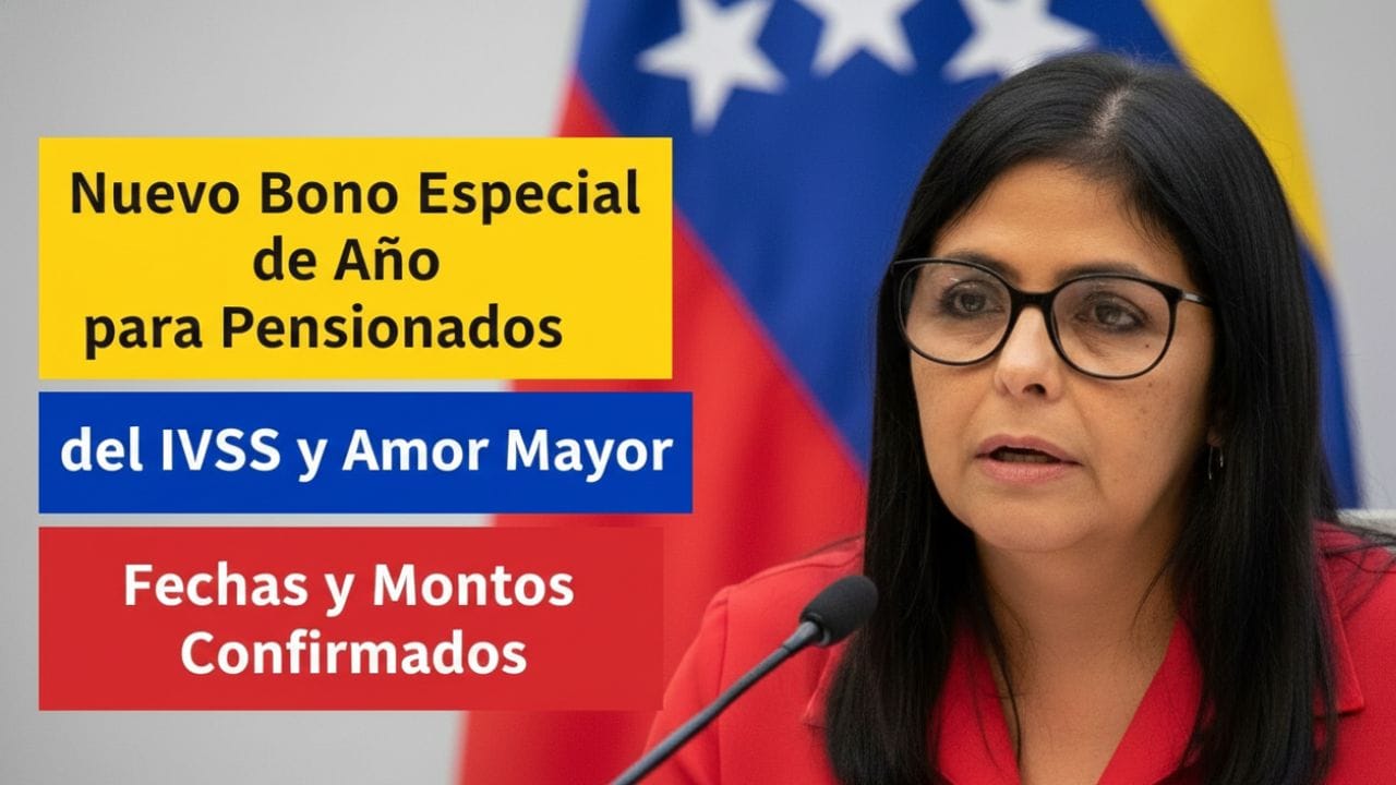Nuevo Bono Especial de Año para Pensionados del IVSS y Amor Mayor: Fechas y Montos Confirmados
