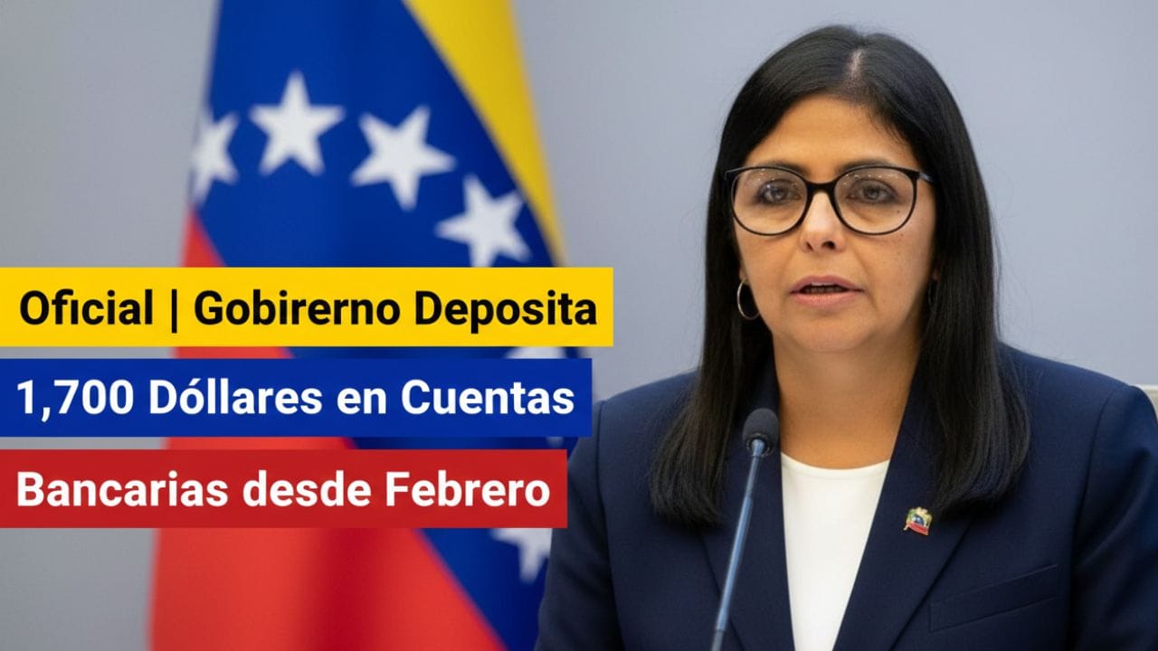 Oficial | Gobierno Deposita 1,700 Dólares en Cuentas Bancarias desde Febrero