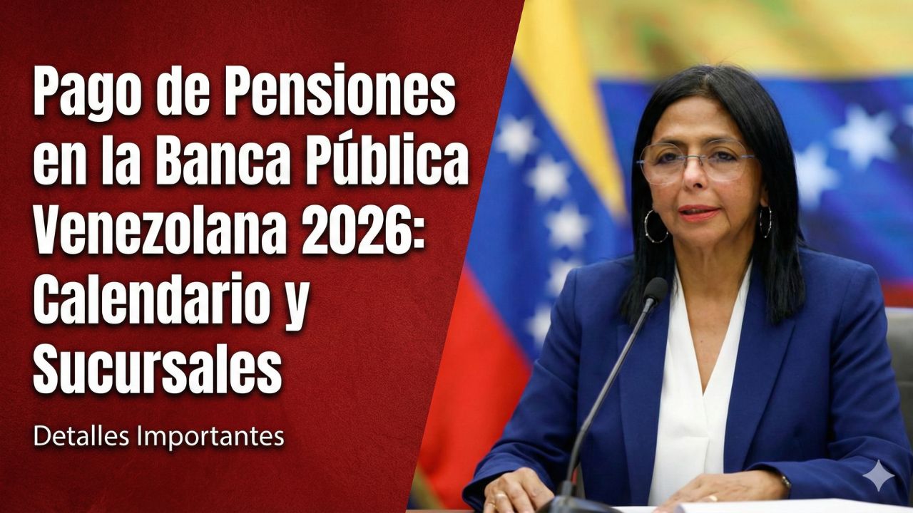 Pago de Pensiones en la Banca Pública Venezolana 2026: Calendario y Sucursales