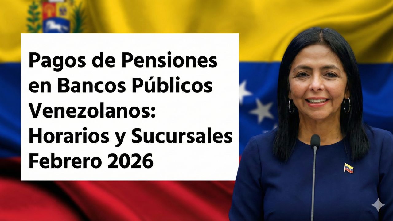 Pagos de Pensiones en Bancos Públicos Venezolanos: Horarios y Sucursales Febrero 2026