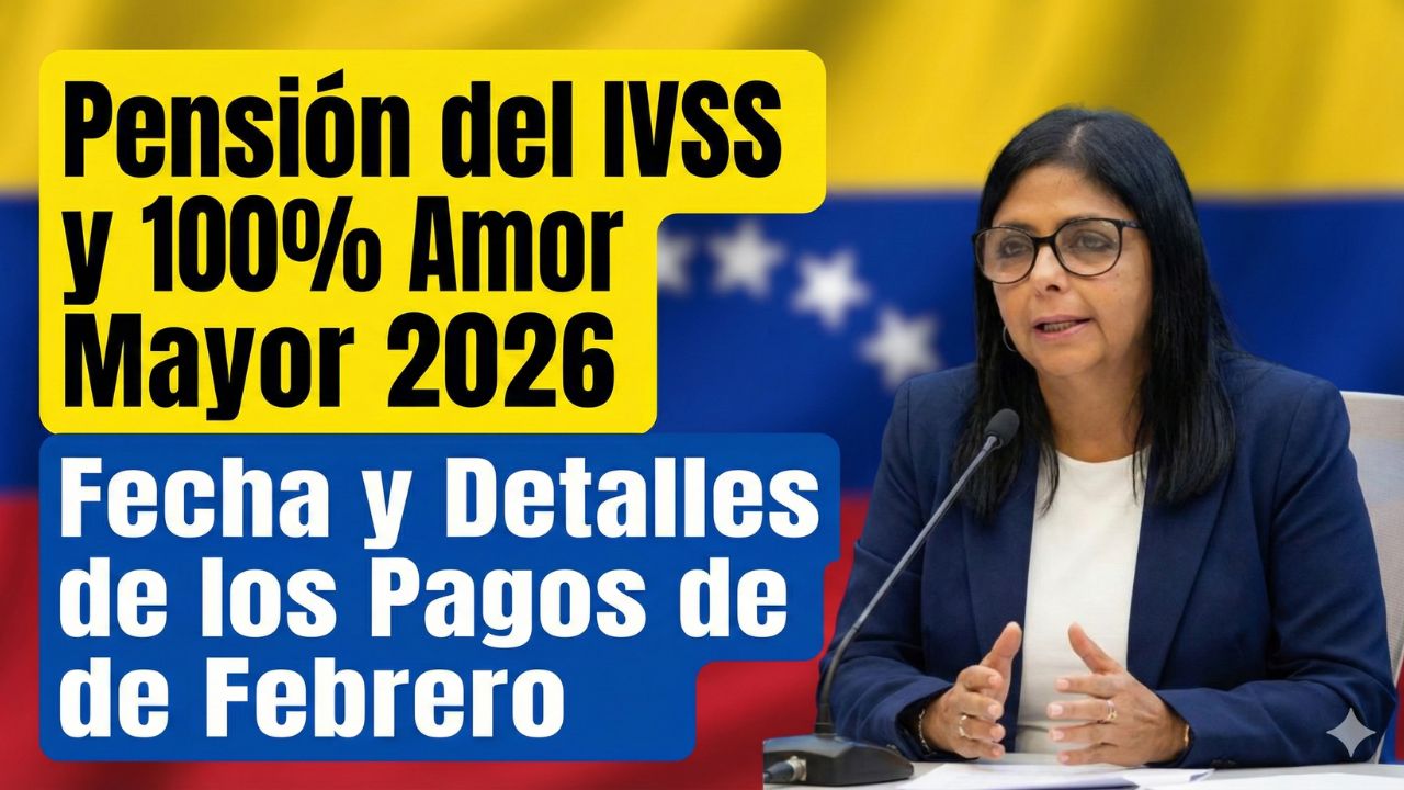 Pensión del IVSS y 100% Amor Mayor 2026: Fecha y Detalles de los Pagos de Febrero