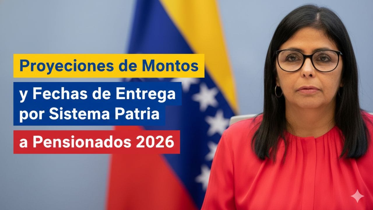 Proyecciones de Montos y Fechas de Entrega por Sistema Patria a Pensionados 2026