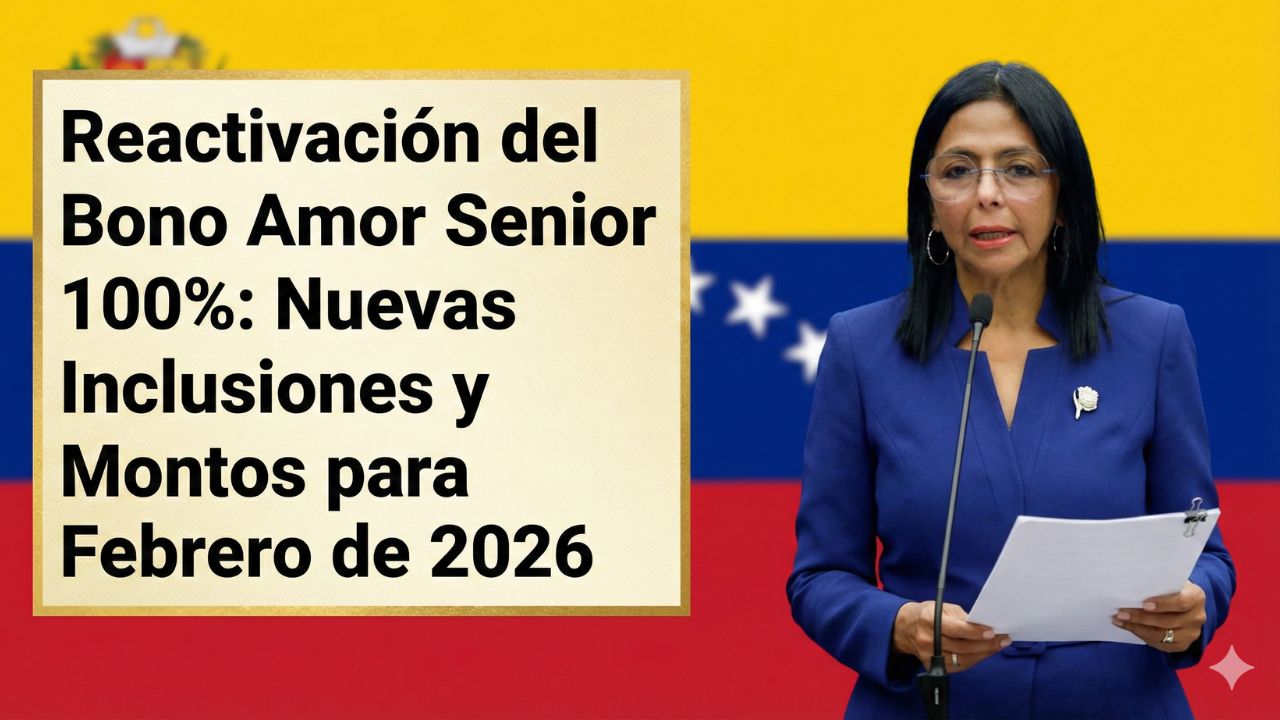 Reactivación del Bono Amor Senior 100%: Nuevas Inclusiones y Montos para Febrero de 2026