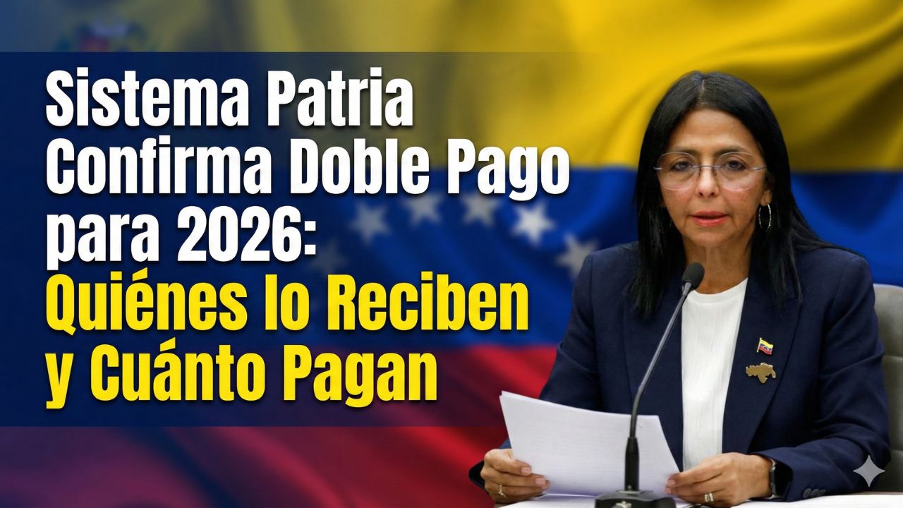Sistema Patria Confirma Doble Pago para 2026: Quiénes lo Reciben y Cuánto Pagan