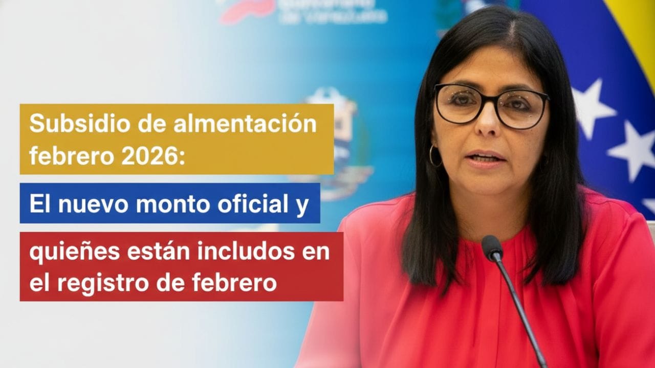 Subsidio de alimentación febrero 2026: El nuevo monto oficial y quiénes están incluidos en el registro de febrero
