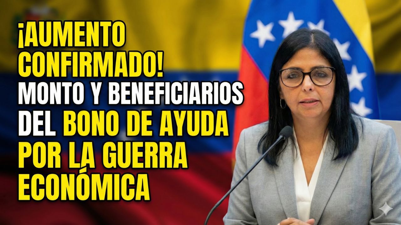 ¡Aumento confirmado! Monto y beneficiarios del Bono de Ayuda por la Guerra Económica